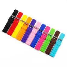 Силиконовый ремешок, 20 мм, аксессуары для часов, пряжка, для спорта на открытом воздухе, водонепроницаемый ремешок для часов для женщин и детей, для мужчин, ремешок для часов