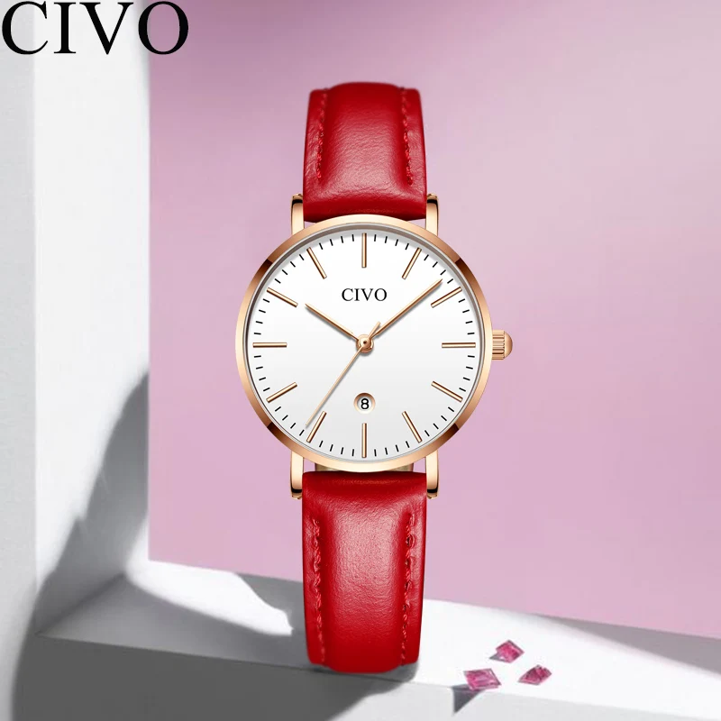 

CIVO New Fahsion Ladies Watches Women Relogio Feminino Top Brand Luxury Chronograph Watches Quartz Wristwatches Bayanlar Izle