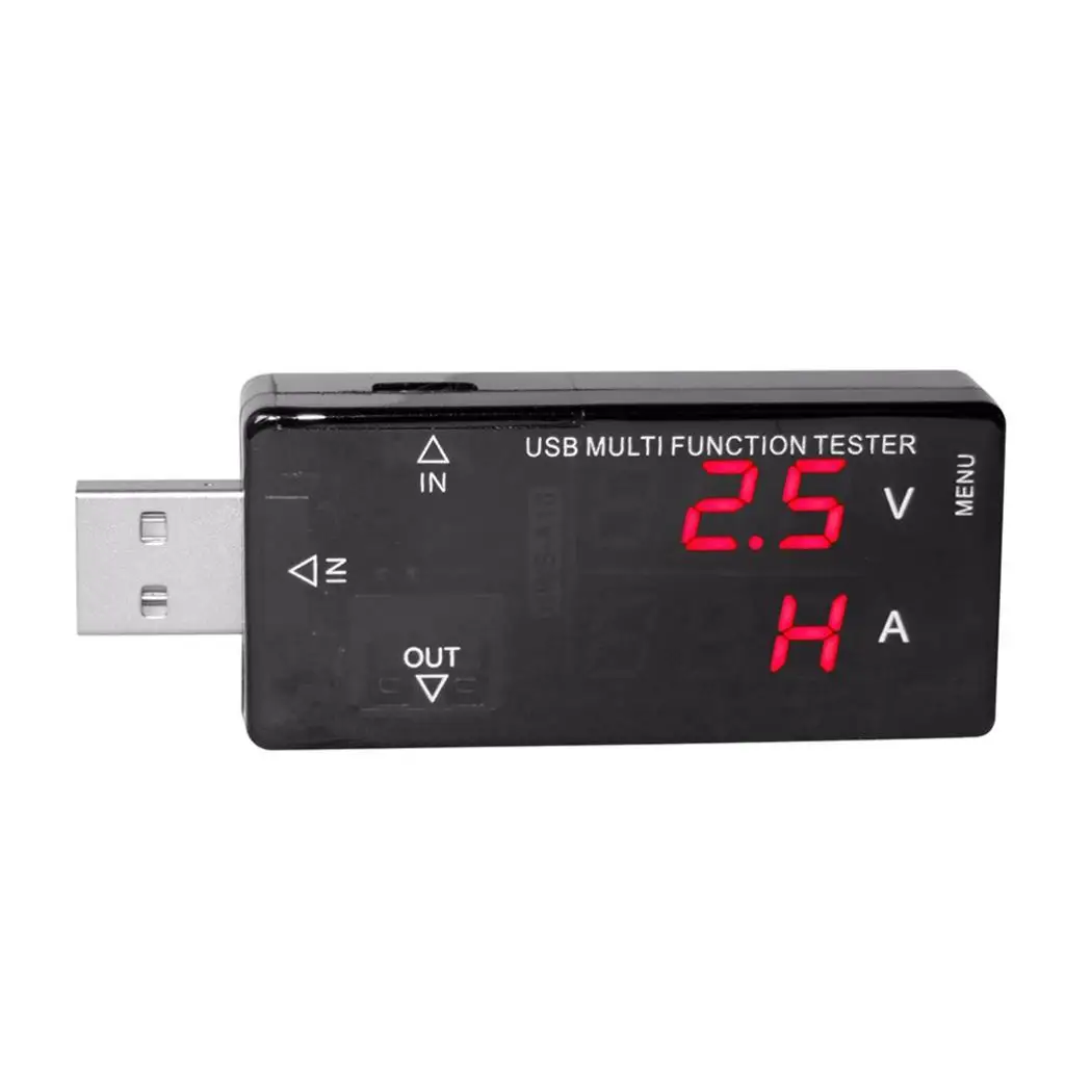 Current Power Charger USB Discharge 1 Current 0A Tester Voltage Display 99999 LCD Flow mAh 3A 0 Voltage Digital Yes Mini