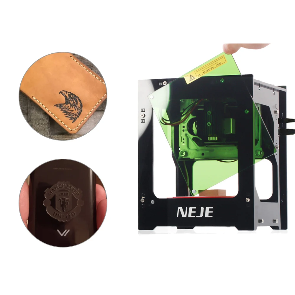NEJE Φ 3000 МВт лазерный гравировальный станок 445nm Smart AI Mini CNC с поддержкой работы в