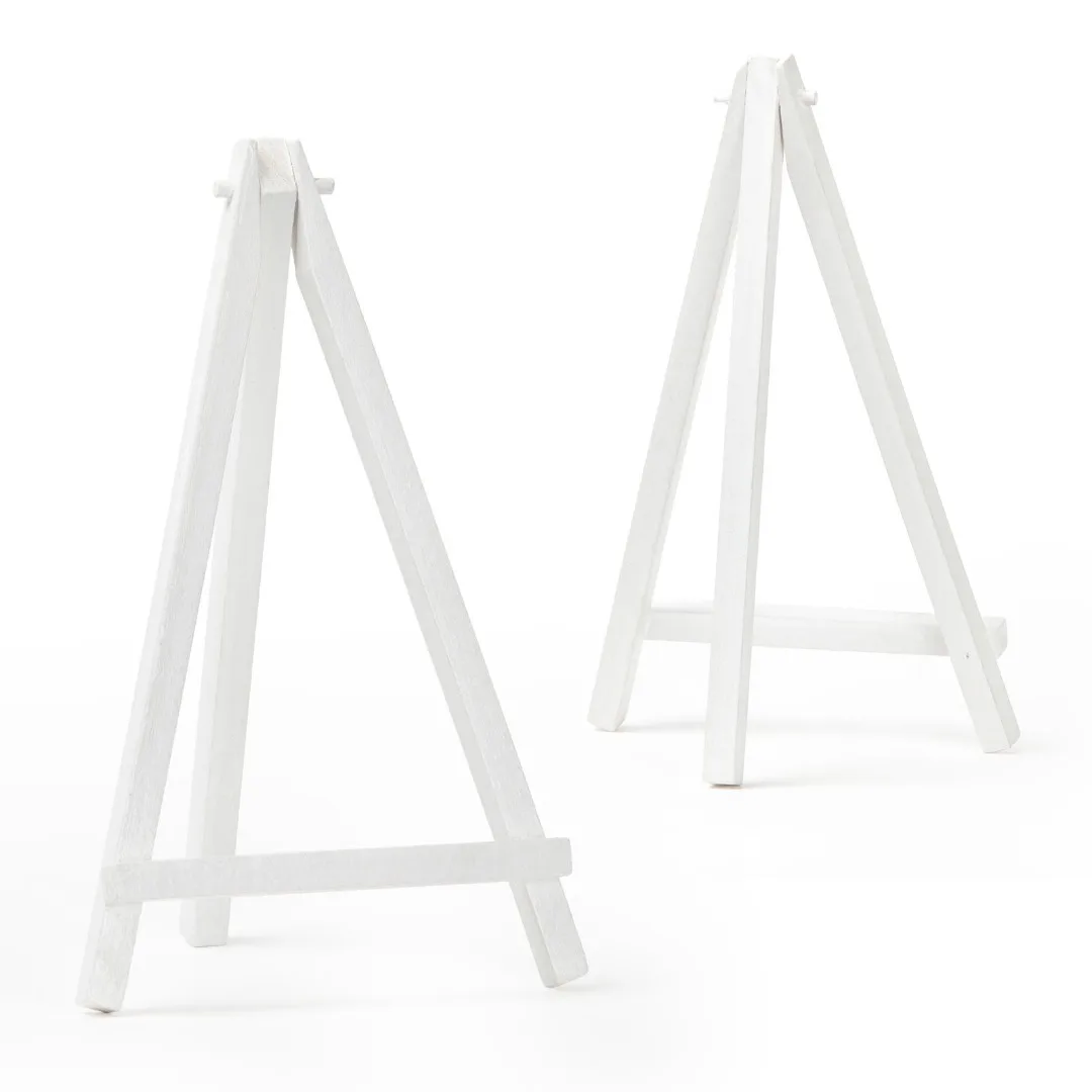  JX-LCLYL 10Pcs Plastic Artist Easel Wedding Table Number Place Name Card Display Holder