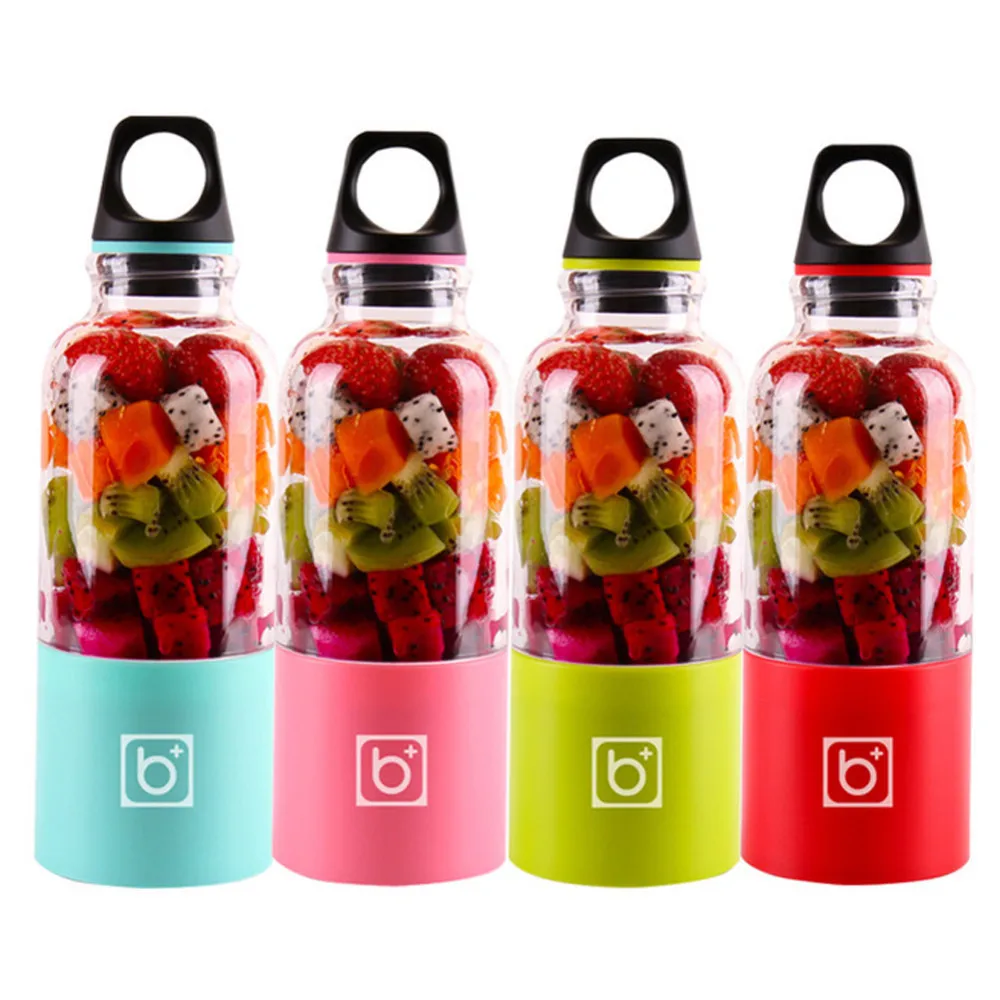 

500ml Electric Juicer Cup Mini Portable USB Rechargeable Vegetables Blender Maker Shaker Squeezers Fruit Orange Juice Extractor