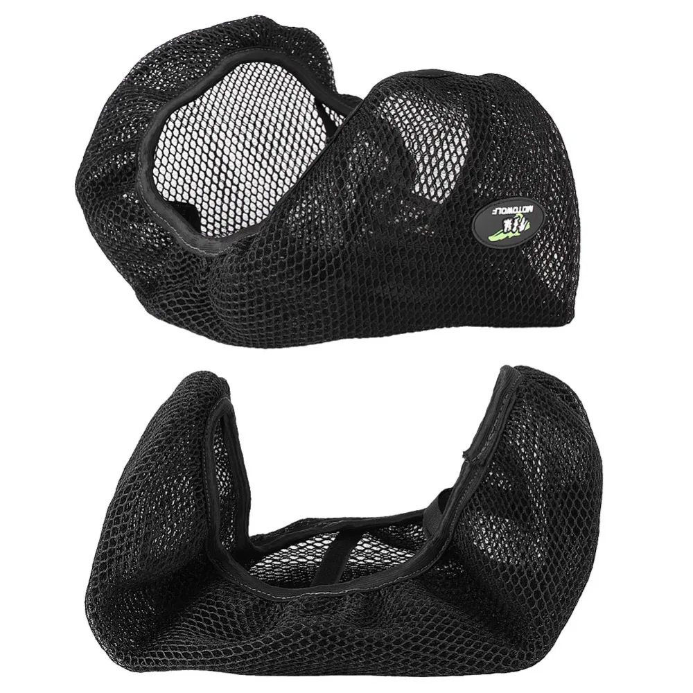 Motorcycle Black 3D Seat Cover Net Waterproof Heat insulation sleeve