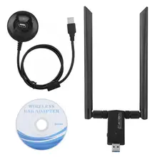 Wifi адаптер для Windows XP/Vista USB 5,8G двухдиапазонный 2,4 ГГц/5 ГГц 802.11AC RTL8812BU антенный адаптер беспроводной сетевой карты