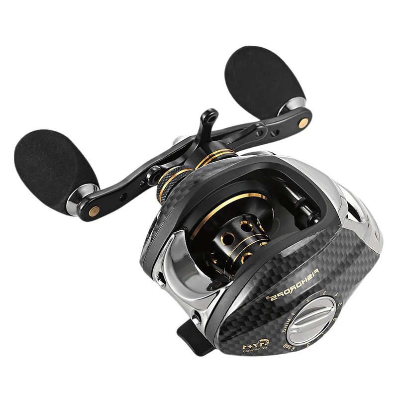 Fishing Reel 6.3:1 Baitcasting Reel Fishing One Way Clutch Reel Saltwater Ocean High Speed Low Profile Reel