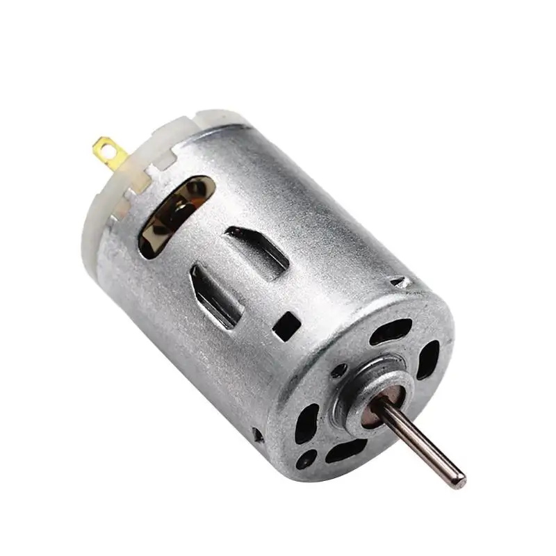 RS 385 12V щеточный двигатель постоянного тока высокоскоростной микро металлический