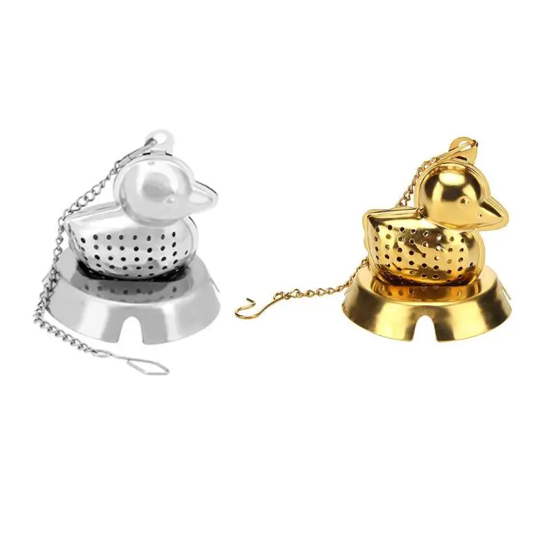 

1pc Stainless Steel Tea Infuser Duck Shape Balls Tea Infuser Tea Bag Spices Filter Strainer Kitchen ToolsTeaware Accessories