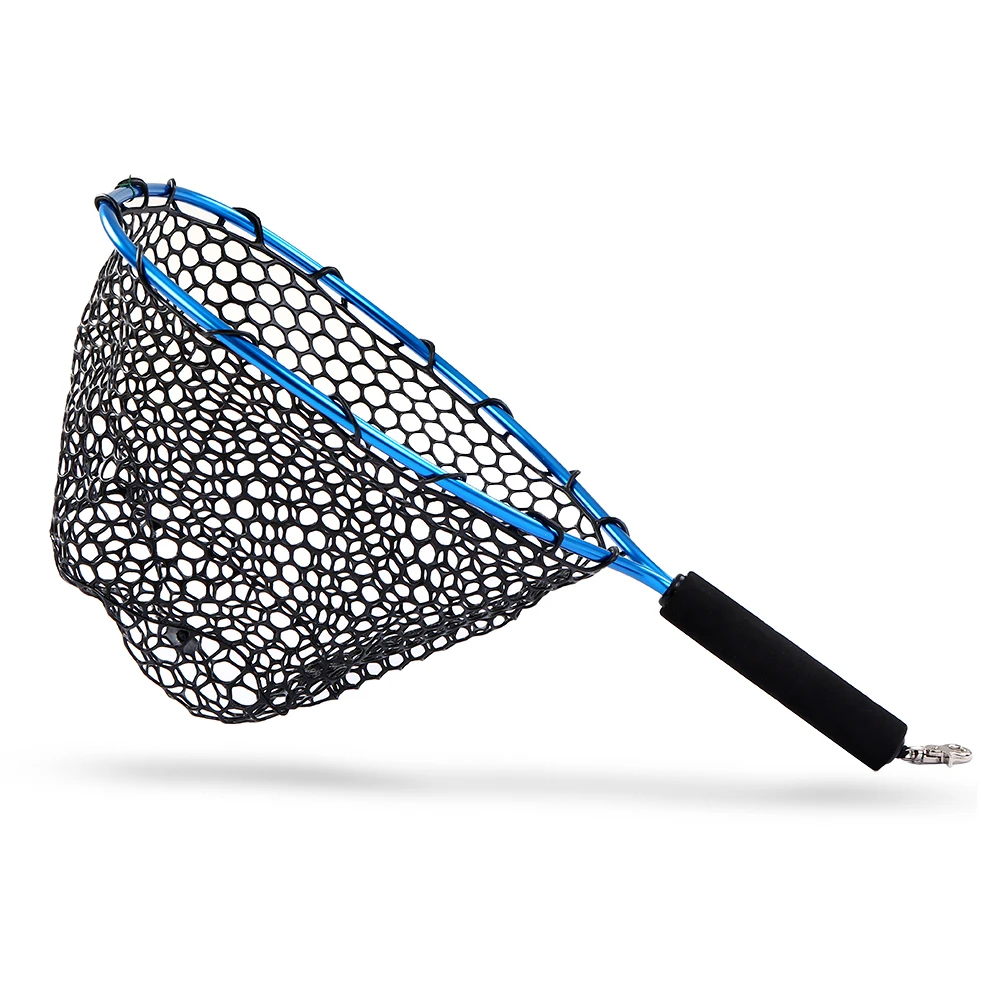 LIXADA Aluminum Alloy Fly Fishing Landing Net Catch and Release Fish