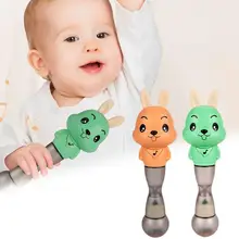 Children's Rattle Toy Musical Early Education Baby Plastic Dynamic Rhythm Stick Hand Rattle Sand Hammer Baby Teether Toy