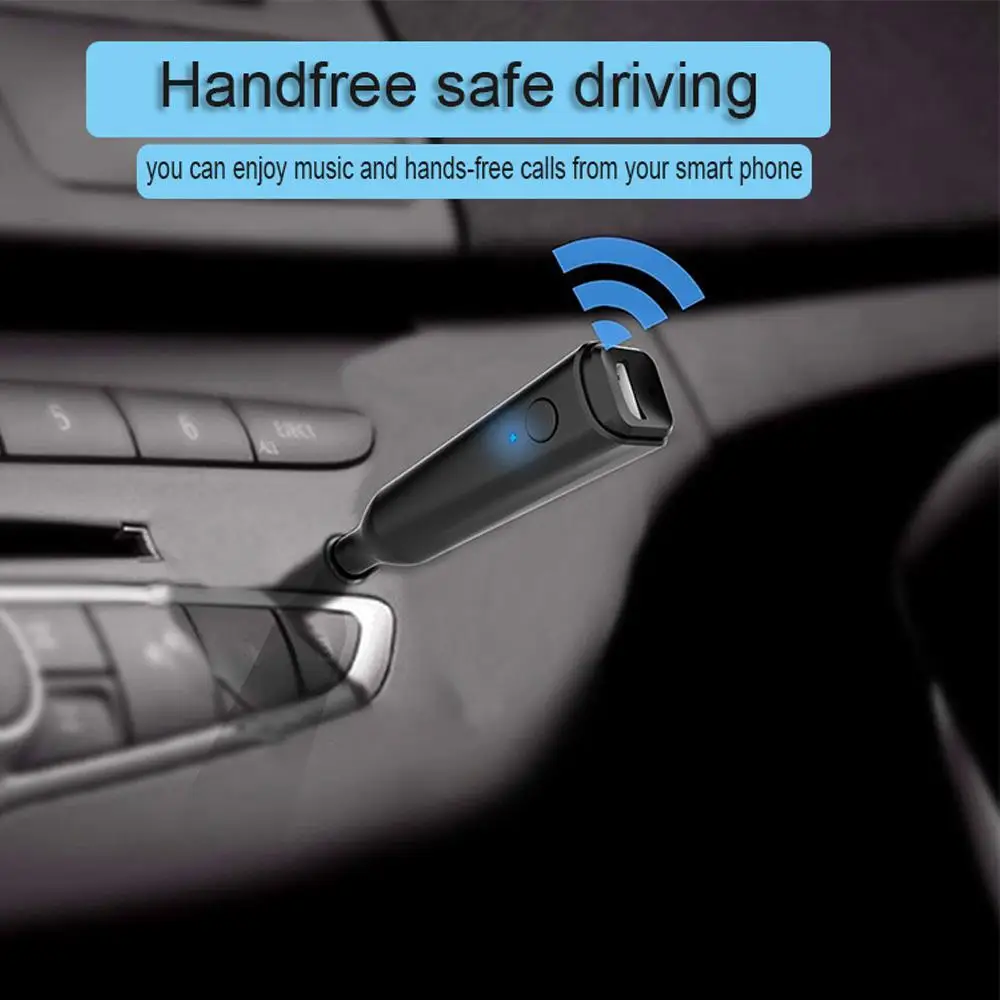 Acekool Bluetooth 5 0 стерео аудио адаптер 3 мм 2 A2DP Handsfree музыкальный приемник для