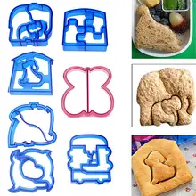 13 шт. DIY Форма для вырезания сандвичей формы креативные тосты печенье нож для еды пресс-форма для детей Ланч мейкер милые формы