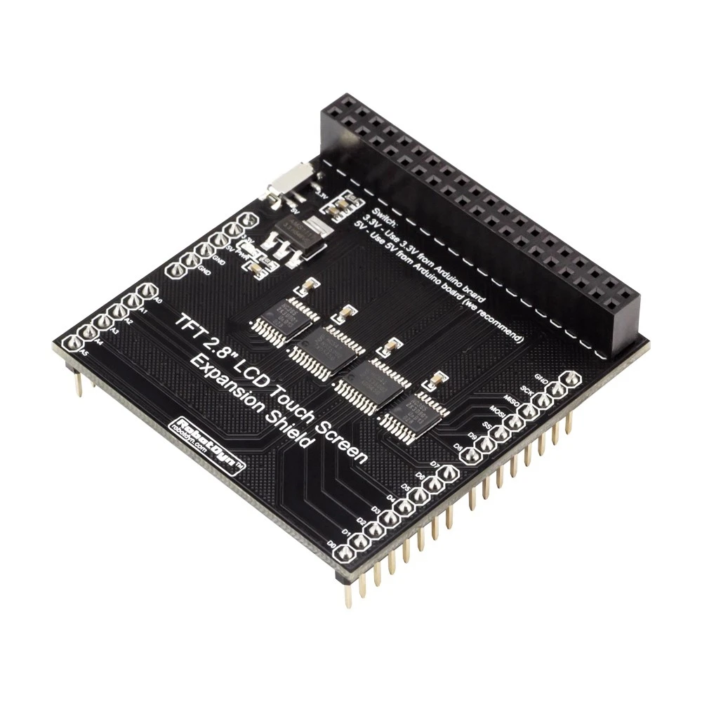

RobotDyn Expansion Shield For Tft 2.8 inch Lcd Press Screen , Compatible For Arduino Uno, Mega, Leonardo