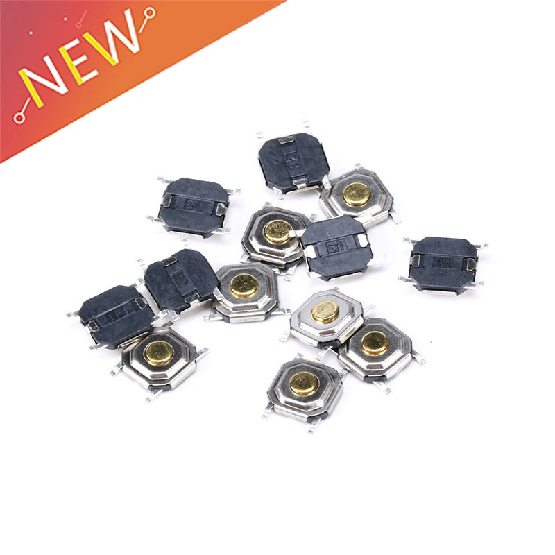 200 шт./лот кнопочный выключатель SMD 4x4x1.5мм тактильный Такт микро переключатель
