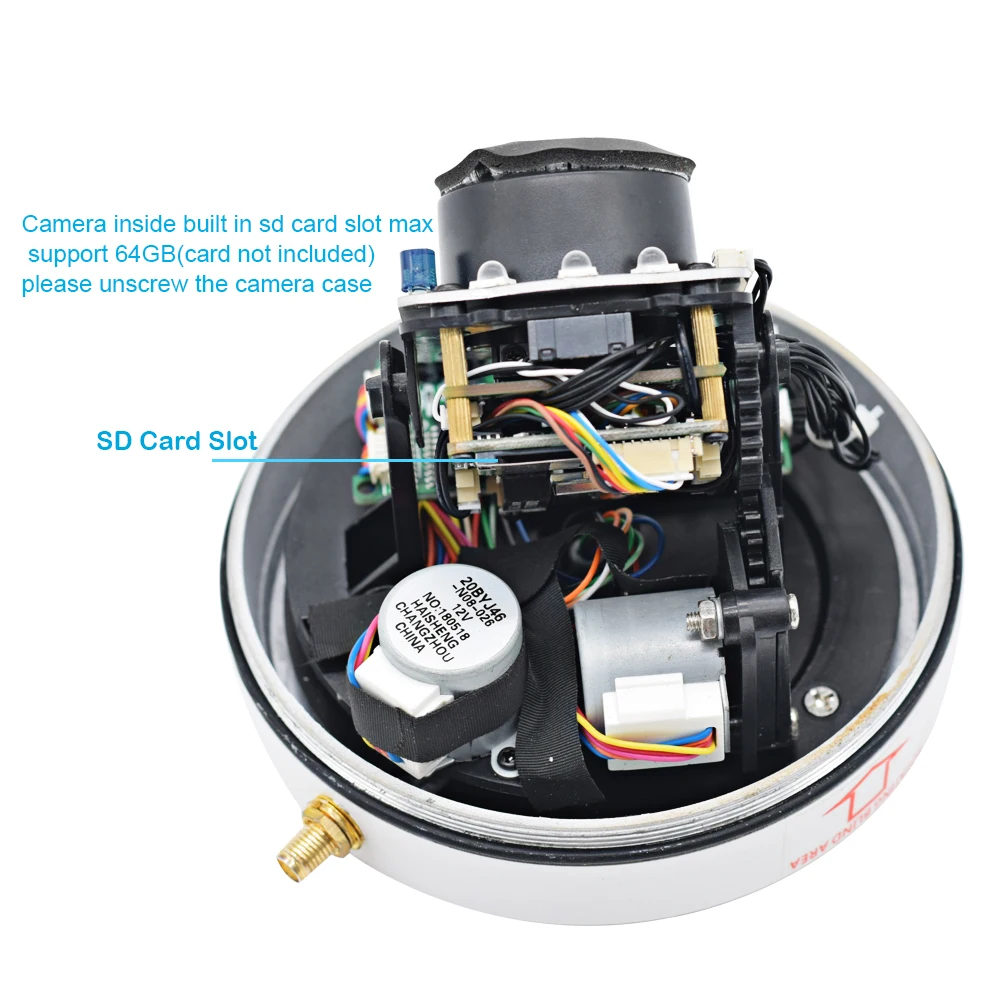 

New 1080P Wireless WIFI IPZ Camera Night IR 30M Dome Vandalproof Waterproof Security Cameras Onvif TF Card APP CamHi