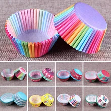 Распродажа обертки для пирожных Бумага чашки Кухня поставки Инструменты для тортов обувь на подошве из вспененного материала украшения инструменты DIY Инструменты для выпечки чашки 100 шт./компл. Muffin Коробки