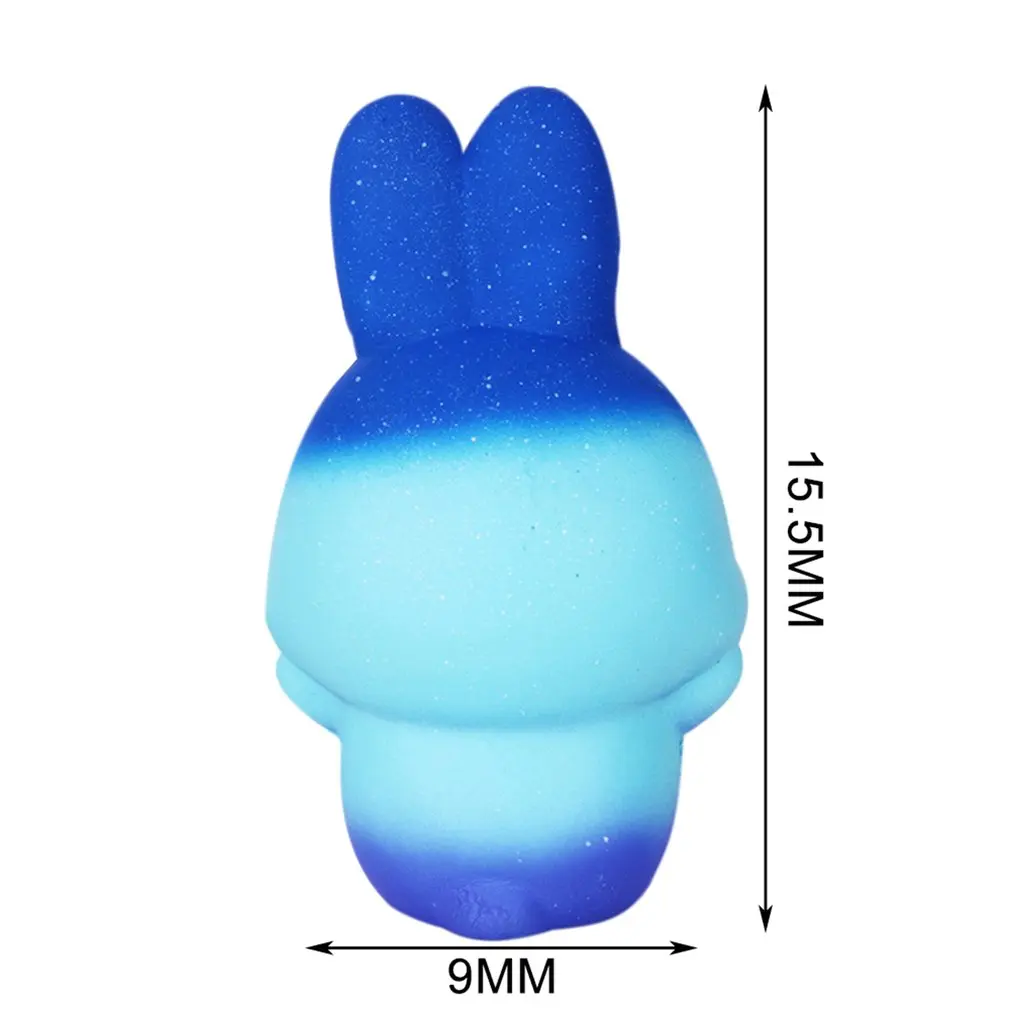Новый Кролик медленный отскок Squishy игрушка PU моделирование хлеб сжал