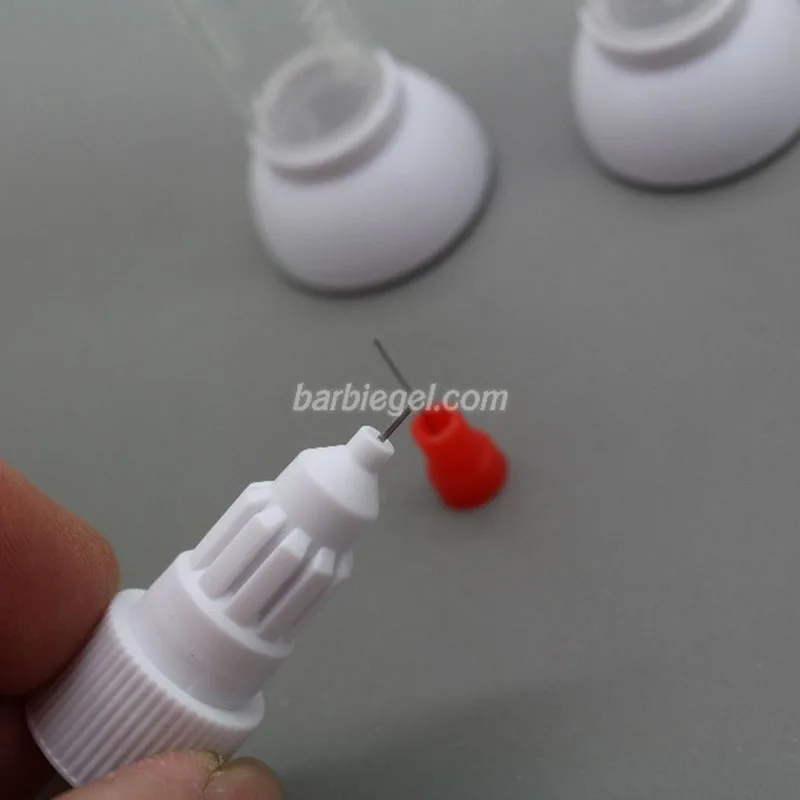 Kimcci 10pcs Nail Art Dotted Pen +Drawing Pen Nail Art Tool 2 IN 1 Needle Brush Dual-use Nail Polish Pen Empty Bottle 4
