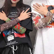 1 шт. рукава для велоспорта с 3D татуировкой напечатанные руки защита грелка для лета Велоспорт Открытый Баскетбол велосипед Верховая Езда Туризм