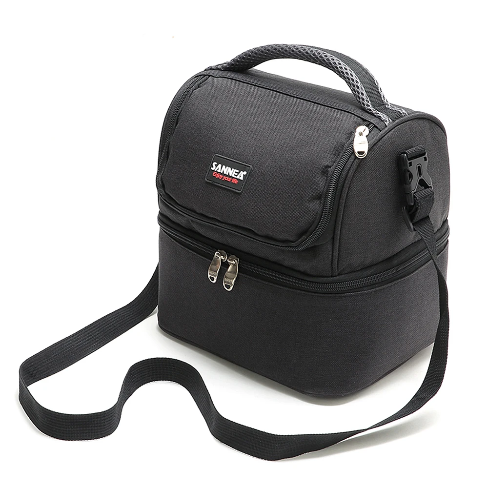 

7L Double-Deck Insulated Bag Lunch Picnic Box Insulated Cool Backpack Outdoor Camping Bbq Picnic Cooler Tote Bag Shoulder Bags