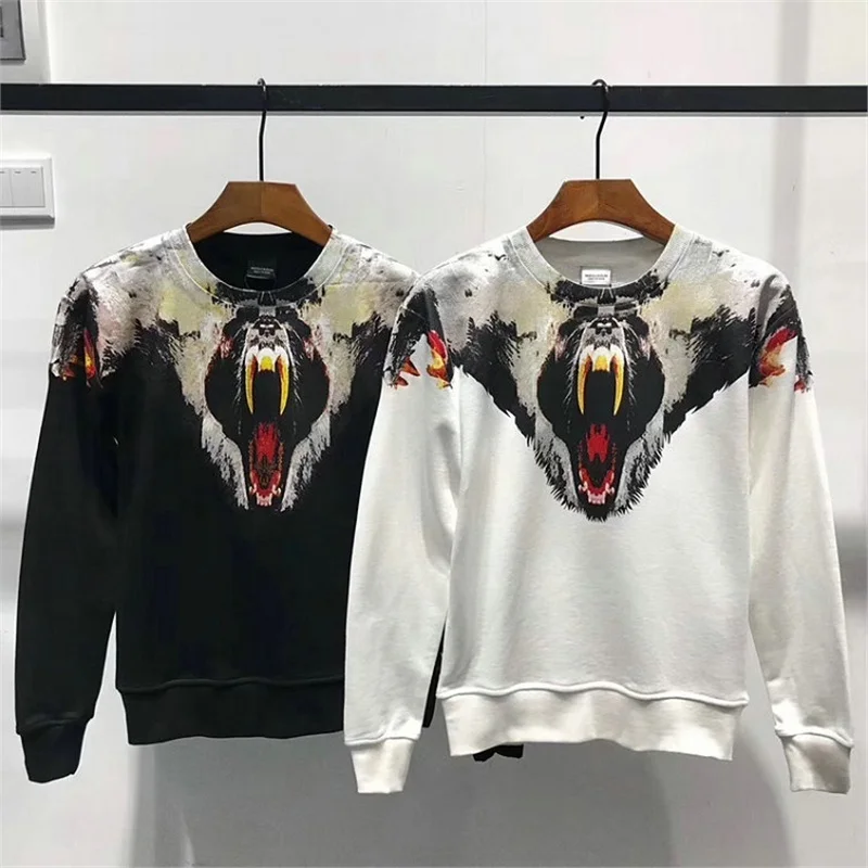 

Burlon Hoodies Mannen 2018 Merk Mannelijke animal print bear Hooded Mannen Hoodie Trainingspak Jas Casual Sportswear