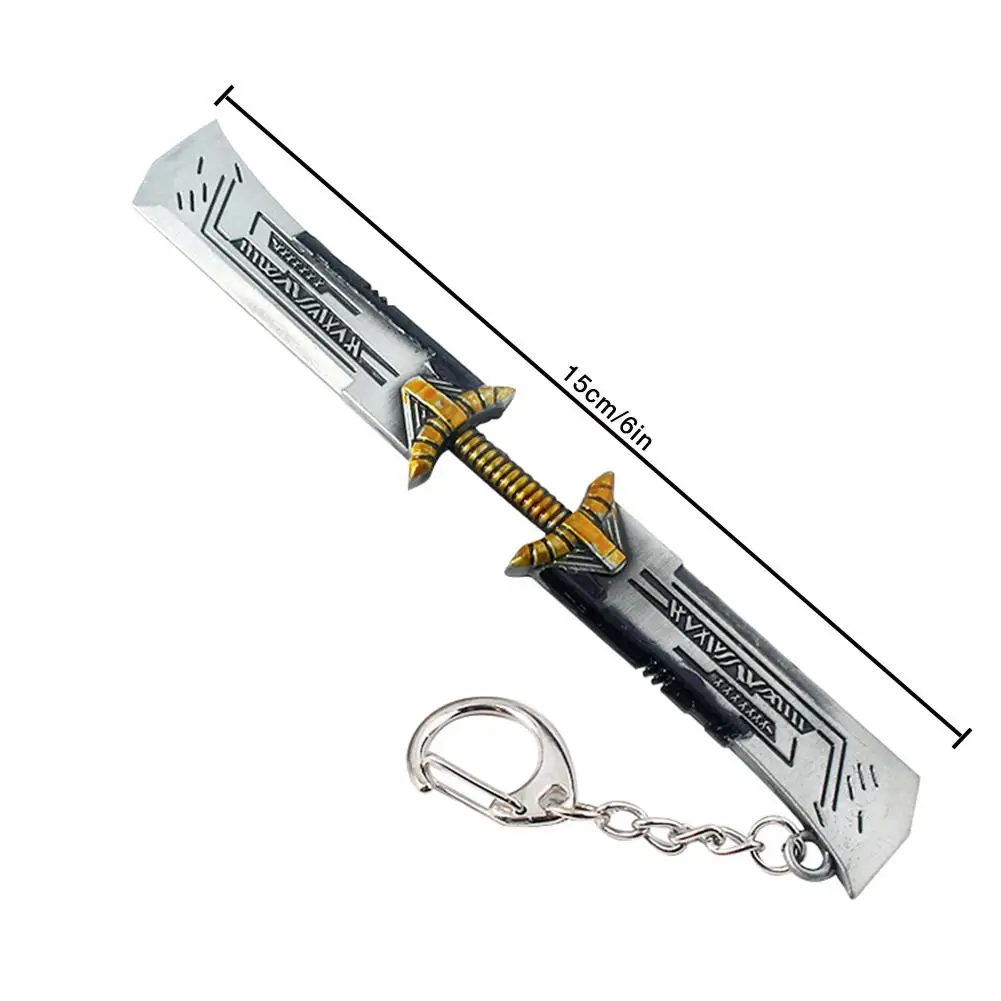

Avengers 4 Endgame Thanos Arms Double-edged Sword Blade Weapon Knife Keychain Keyring
