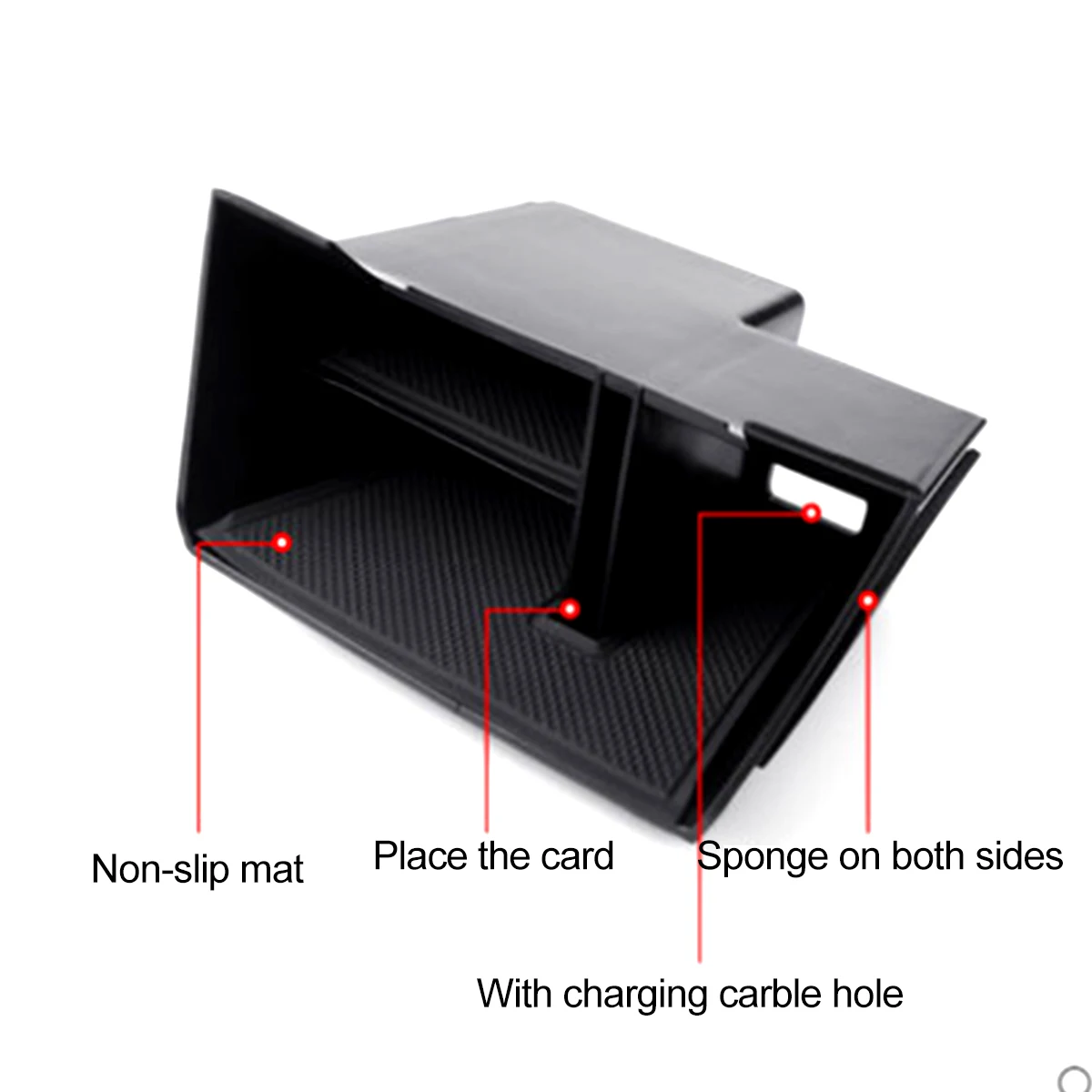 ABS внутренняя Автомобильная центральная консоль центральный мобильный телефон карта многофункциональный ящик для хранения для Honda Civic 10th