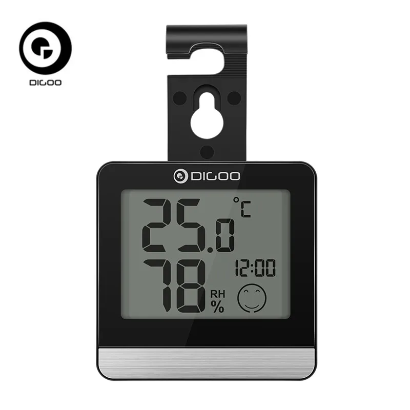 

Digoo DG-BC20 Bathroom LCD Digital Thermometer Time Comfort Level Display IP45 Waterproof Temperature Sensor Hygrometer Monitor