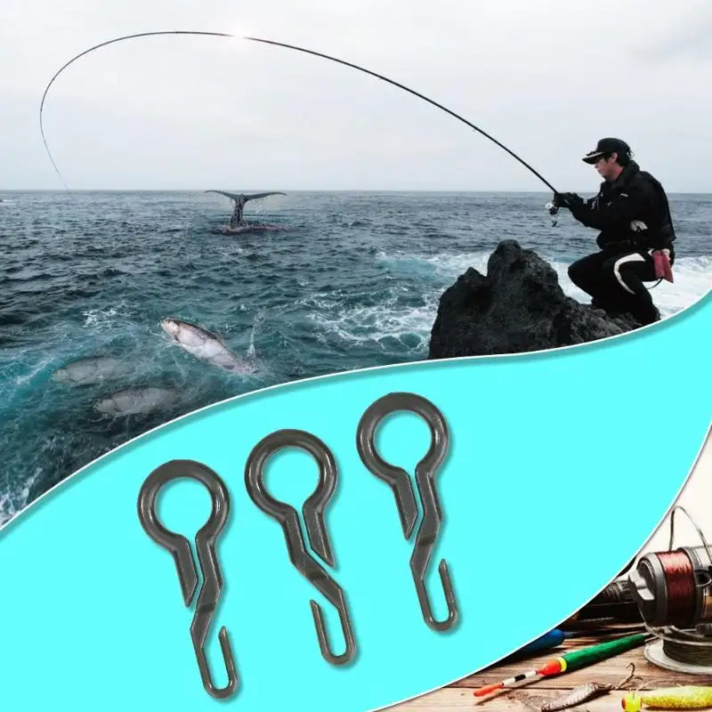 

30/50pcs Lead Clips and Tail Tube Quick Change Clips Swivel Snap Connector Carp Fishing Tackle Kit 40x15x5mm/1.57x0.59x0.2in