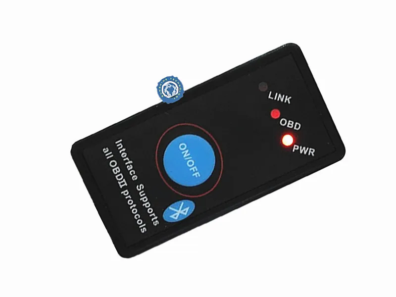 Мини ELM327 Bluetooth Мощность Переключатель ELM 327 V2.1 OBD2 OBDII для Android Крутящий момент автомобиль код сканер читателя