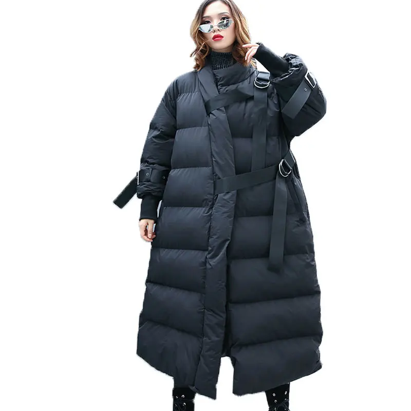 Veste Épais Femmes Vers Pardessus Vestes Coton 2018 En Parkas Black Hiver Matelassé 0501 Bas Femme Le Longues Chaud Streetwear Europe Surdimensionné Manteau UAwqxv8