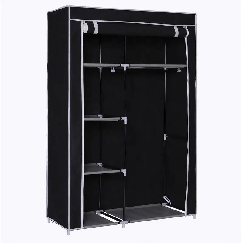 Hot Offer 34278 64 Wardrobe Closet Storage Organizer Diy Assembled Nonwoven Storage Cabinet Creative Clothing Closet For Home Furniture Cicig Co
