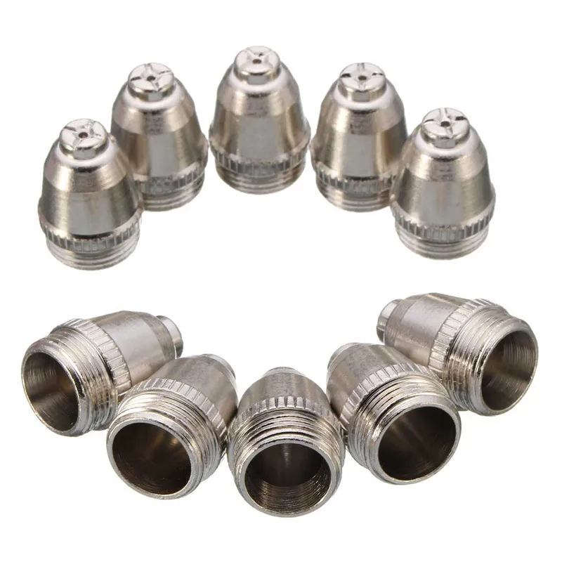 25Pcs Sg-55 Ag-60 Plasma Cutter Torch Consumables Kit Tips 40/50/60 Torch Electrodes Ceramic Shield Cups 25Pcs Sg-55 Ag-60 Plasma Cutter Torch Consumables Kit Tips 40/50/60 Torch Electrodes Ceramic Shield Cups