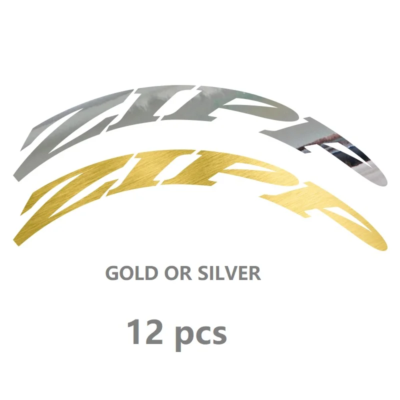 

Gold and Silver Color 700C Road bicycle stickers cycle road wheels decal for zip 30/30/38/45/50/55/60/80/88mm rim