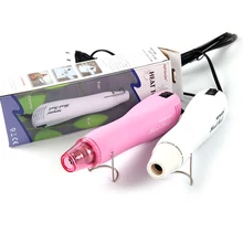 DIY ручной Электрический горячего воздуха термопистолет Европейская розетка штепсельная вилка американского стандарта используются тепловые машины Электрический Мощность инструмент с опорное место термоусадочная Пластик