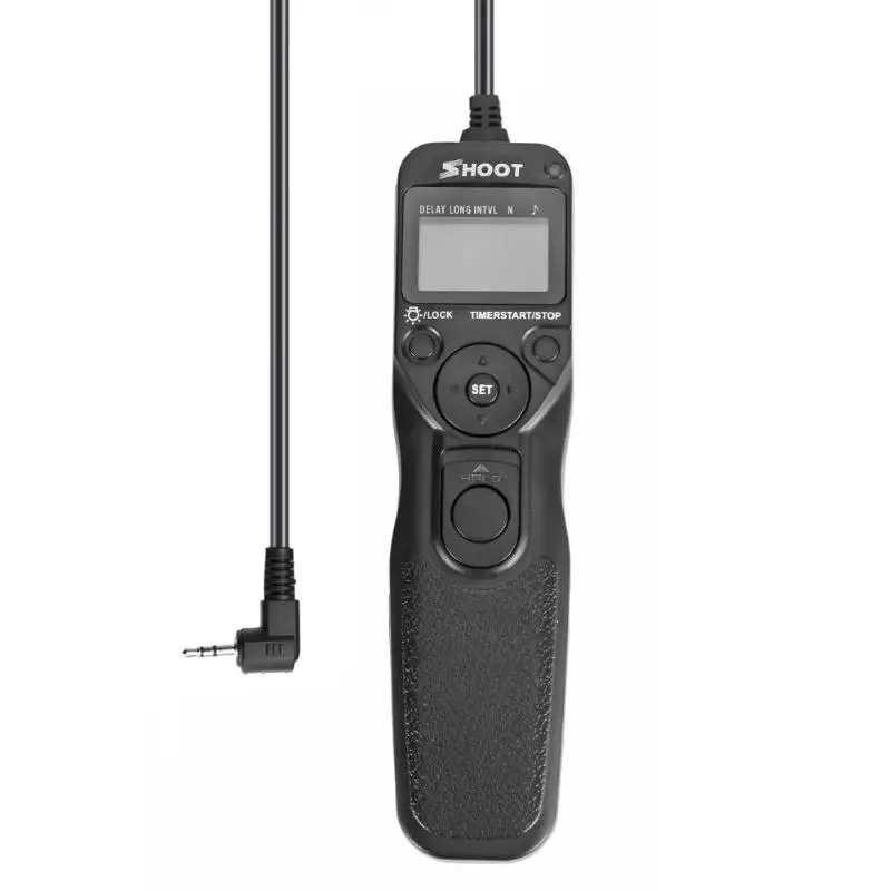 

RS-60E3 LCD Timer Shutter Release Remote Control for Canon 650D/600D/700D/750D/1100D Support Manual Release Shutter