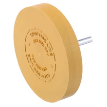 3.5 inch Rubber Eraser Wheel Pneumatic Electric Hand Drill Tools Arbor Pinstripe Sticker Decal Tape Glue Adhesive Remover
