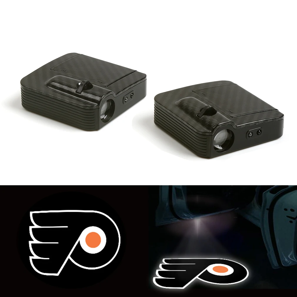 

Fit For Philadelphia Flyers Logo Car Door Wireless LED Laser Projector Shadow Light 12V