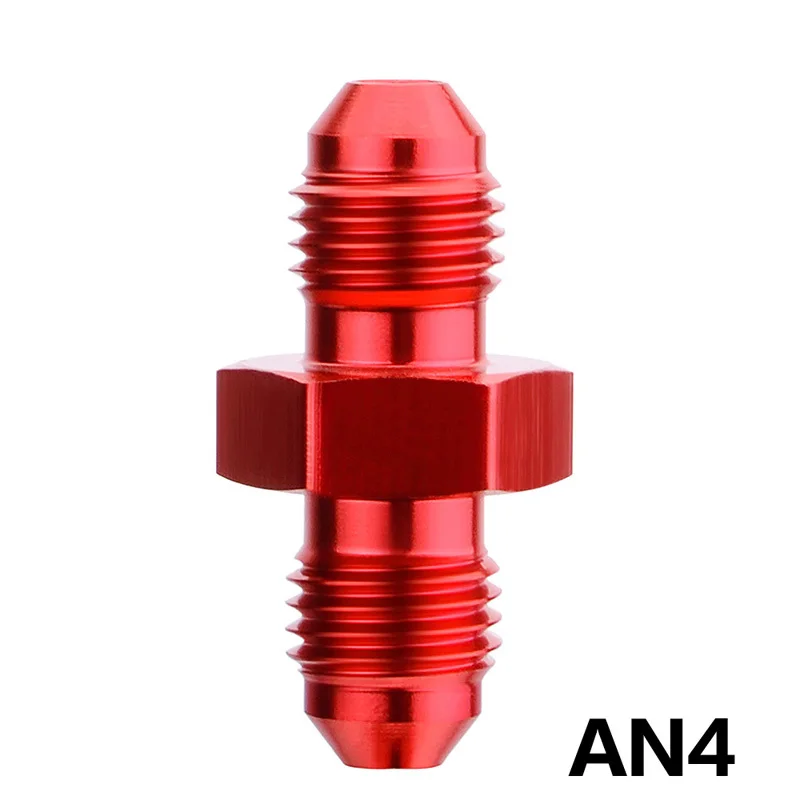 Адаптер ESPEEDER прямой AN3 AN4 AN6 AN8 AN10 AN12 AN16 для штекерной вспышки, фитинги для азотного масла, наконечник шланга, адаптер Красный