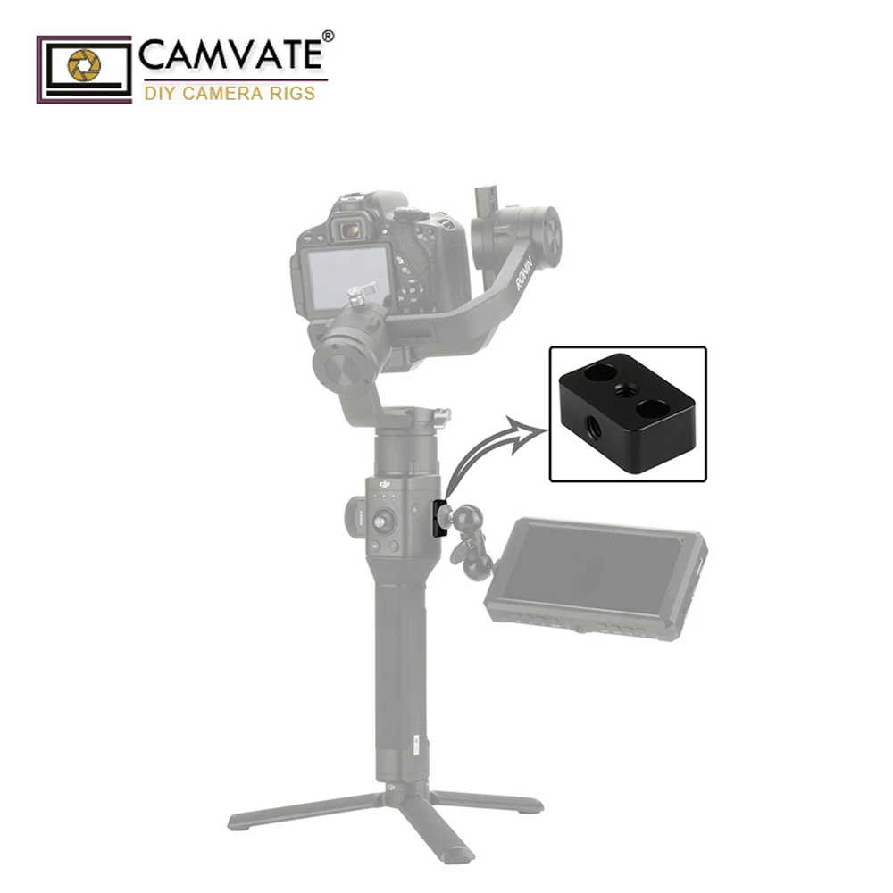 CAMVATE удлинительная пластина для DJI Ronin S Ручной Стабилизатор cшее|Аксессуары