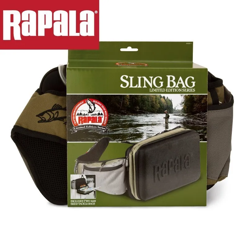 Фирменная слинг сумка Rapala 46006 1 рыболовная Сумка 8 л многофункциональные открытые