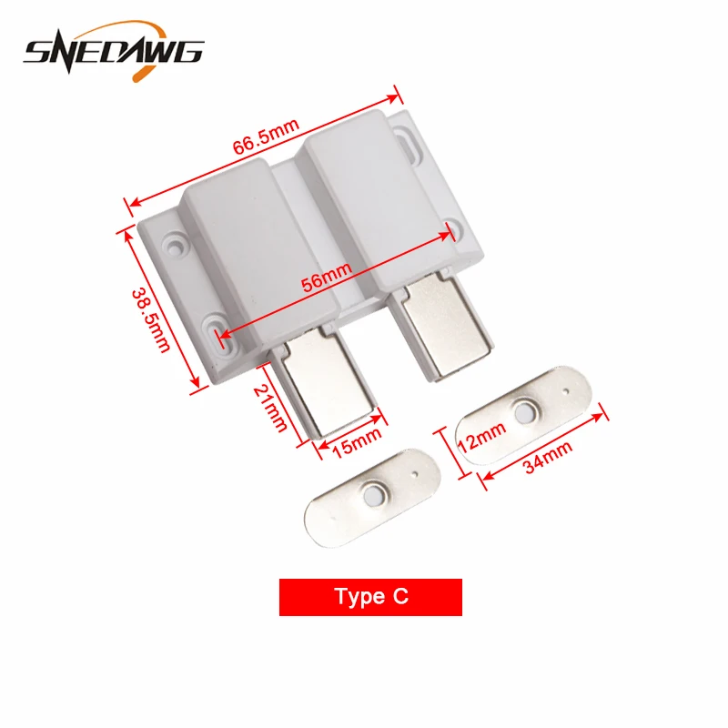 Магнитный дверной замок, двойной или одинарный Дверной доводчик, дверной замок для шкафа, защелкивающийся, магнитный замок для шкафа, шкаф
