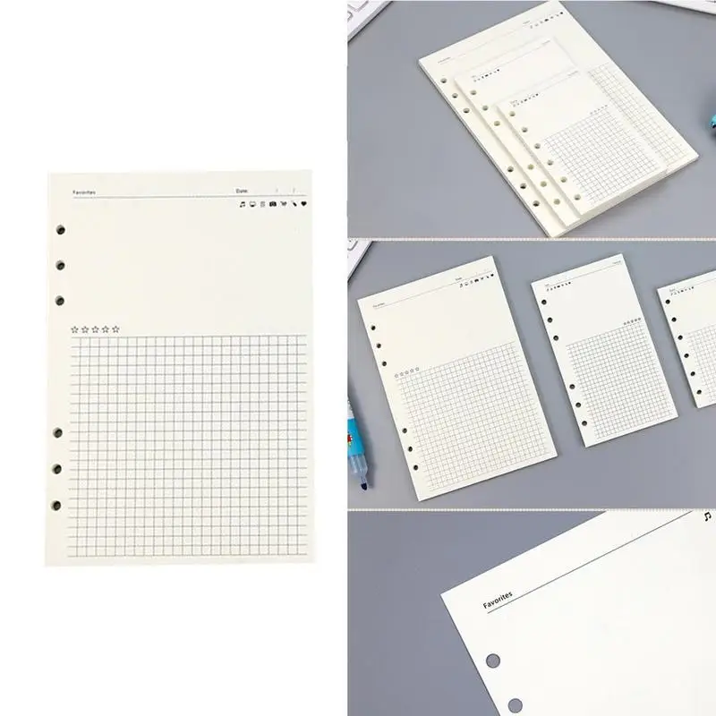 a5 a6 a7 planner refill muji style loose leaf notebook paper inner page spiral dairy weekly monthly plan to do dotted grid blank buy at the price of 1 40 in aliexpress com