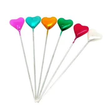 

New Useful 5 Cases(150pcs) Cute Mixed Heart Craft Sewing Pins 5.5cm long DIY