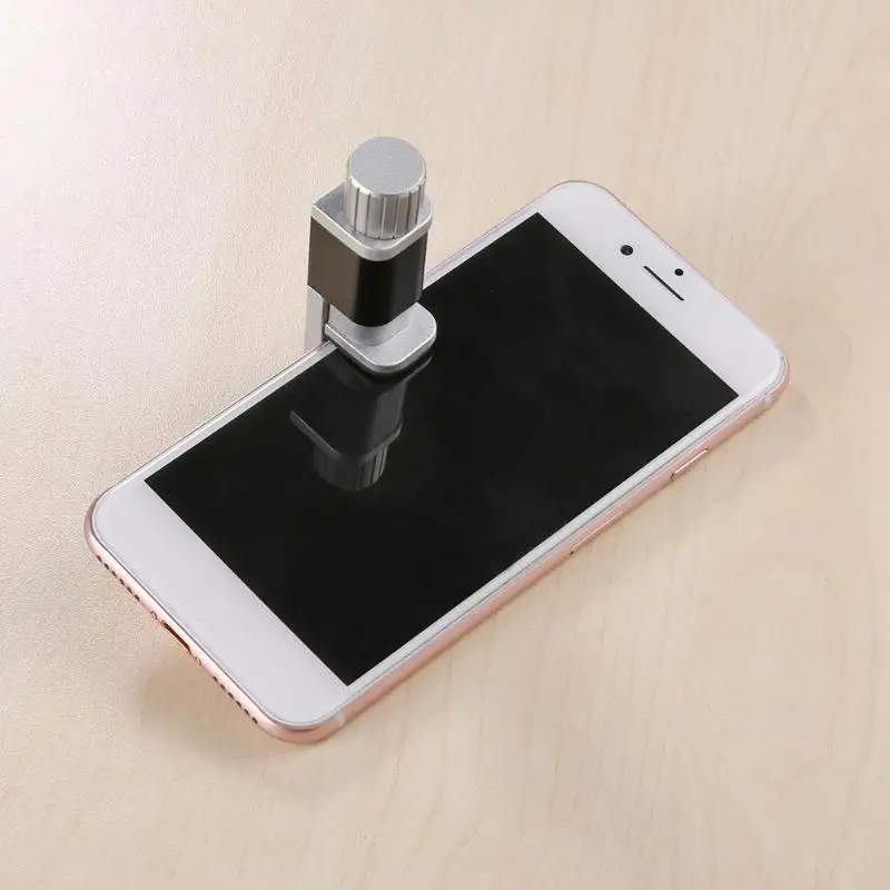 Comprar 8 Uds. Accesorio de aluminio ajustable para teléfono inteligente 8 Uds. Accesorio de Clip de Metal abrazadera de fijación de pantalla LCD para tableta de teléfono