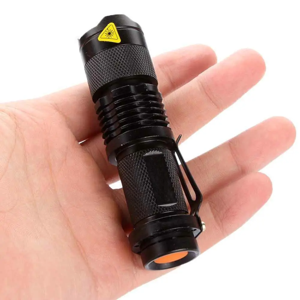 Top Bicycle Flashlight Q5 LED Zoomable Cycling Front Light Waterproof 2000 Lumens Bike Headlight Torch with 360 Mount 3 Modes 4