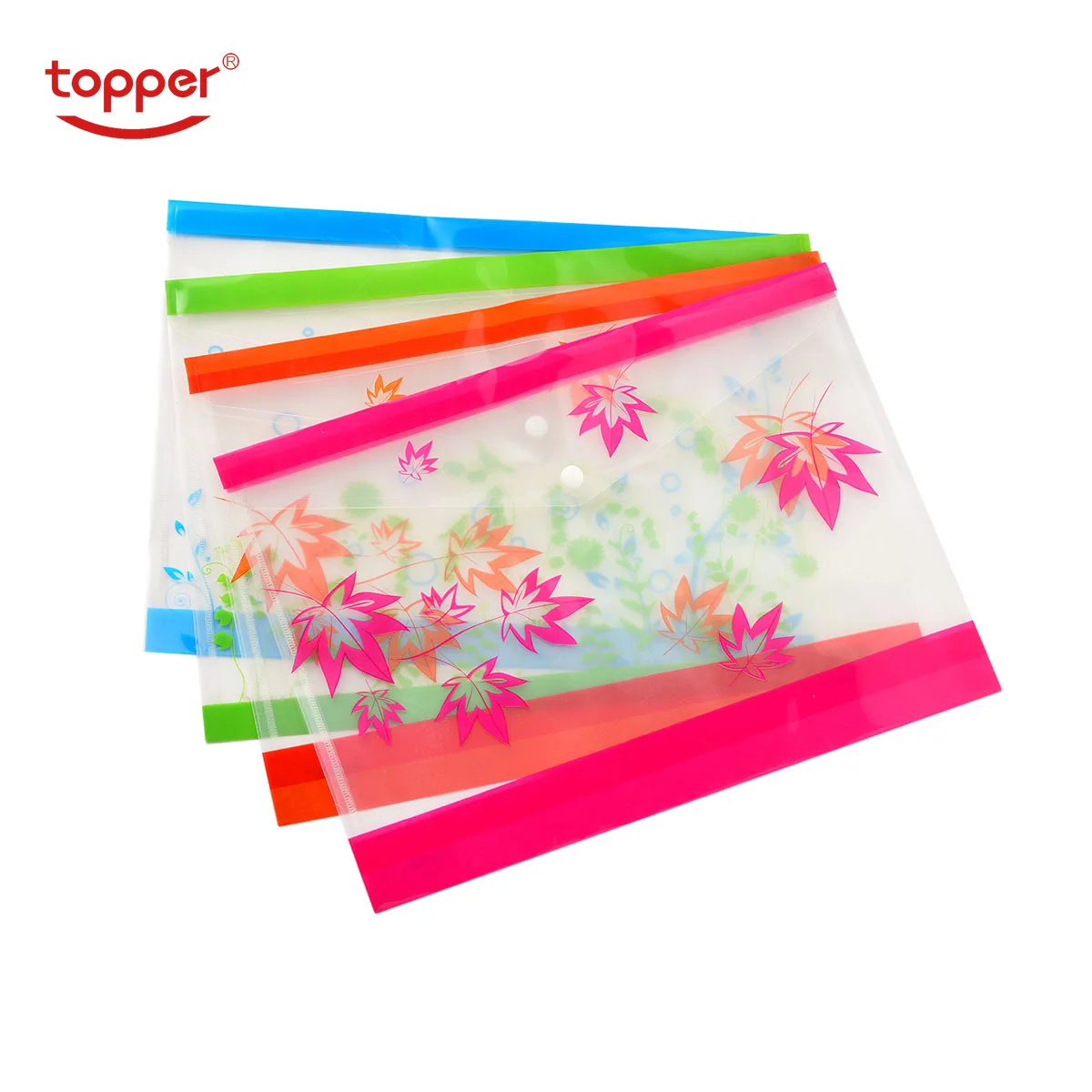

12pcs/set freeshiping FC/A4 size transparent printed document bag file Folders Filing Paper Storage Office School Supplies