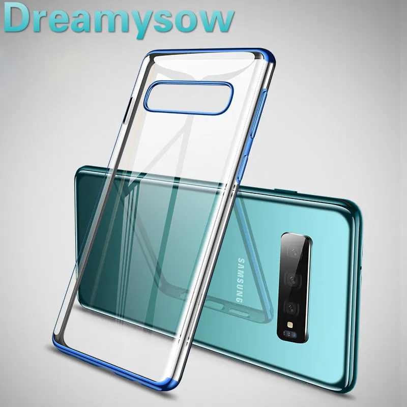 

Plating TPU Case For Samsung Glalaxy A10 A30 A50 M20 M10 S10E S8 S9 S10 Plus A6 A8 J4 J6 Plus A9 A750 2018 S6 S7 edge Back Cover