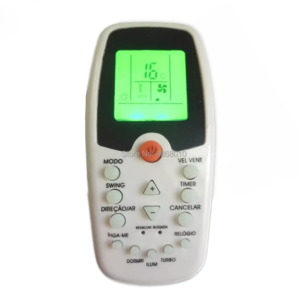 

Original AC Remote Controller ZH/KZ-01 for KOMECO ZH/EZ-01 ZH/HZ-01 with backlight Air Conditioner Remoto Fernbedineung