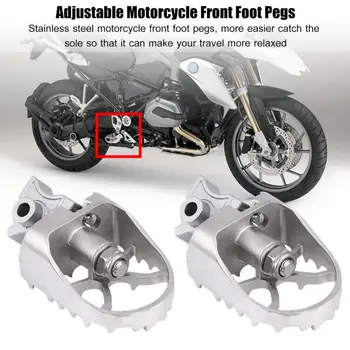 

Tilt Angle Adjustable Motorcycle Front Footrest Foot Pegs Stainless Steel for BMW R1200GS LC 2013-2018 R1200GS LC ADV 2013-2018