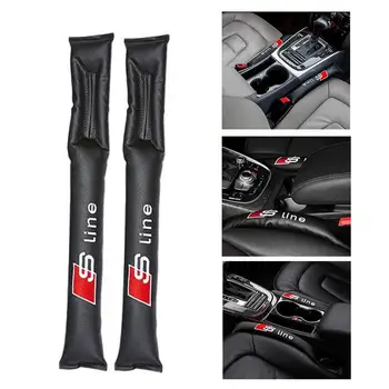 

2PCs Car Seat Gap Fillers Leak Proof Plug Microfiber PU Leather Car Seat Gap Aperture Pad 2019 New Style